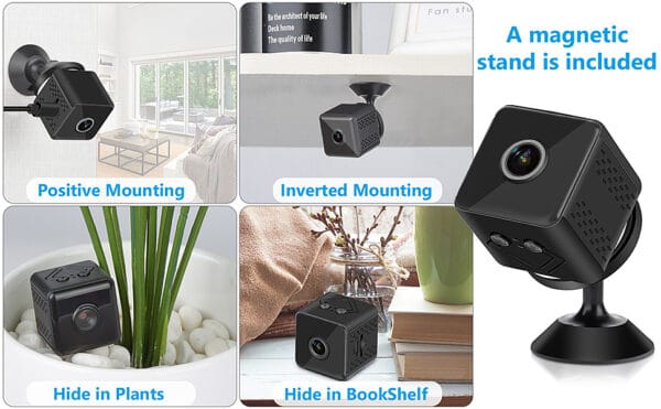 X9 1080p Hd 2mp Wifi Magnetic Mini Camera Ftycampro App - Image 3